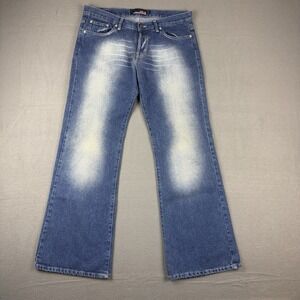 Y2K Quicksilver Roxy Jeans Size‎ Denim Blue Jeans Flare